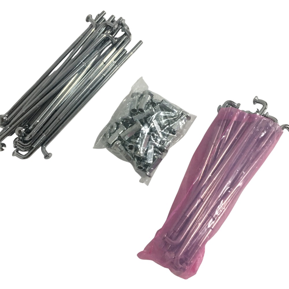 RAIO TRAS CROM BIZ 100 4MM (COMPATIVEL)