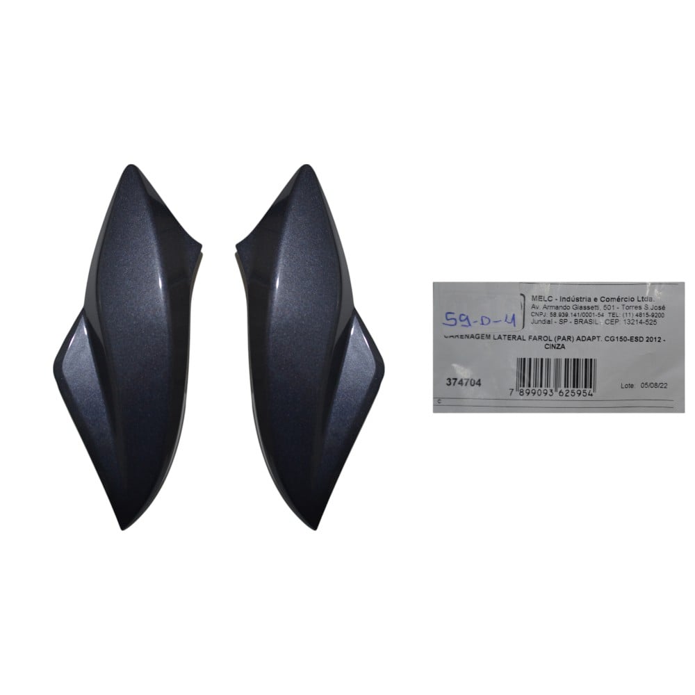 CARENAGEM LAT FAROL CINZA TITAN 150 MIX 12 