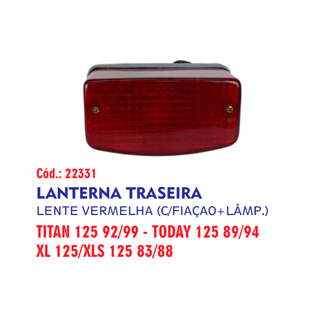 LANTERNA TRAS COMPL TITAN 99/TODAY