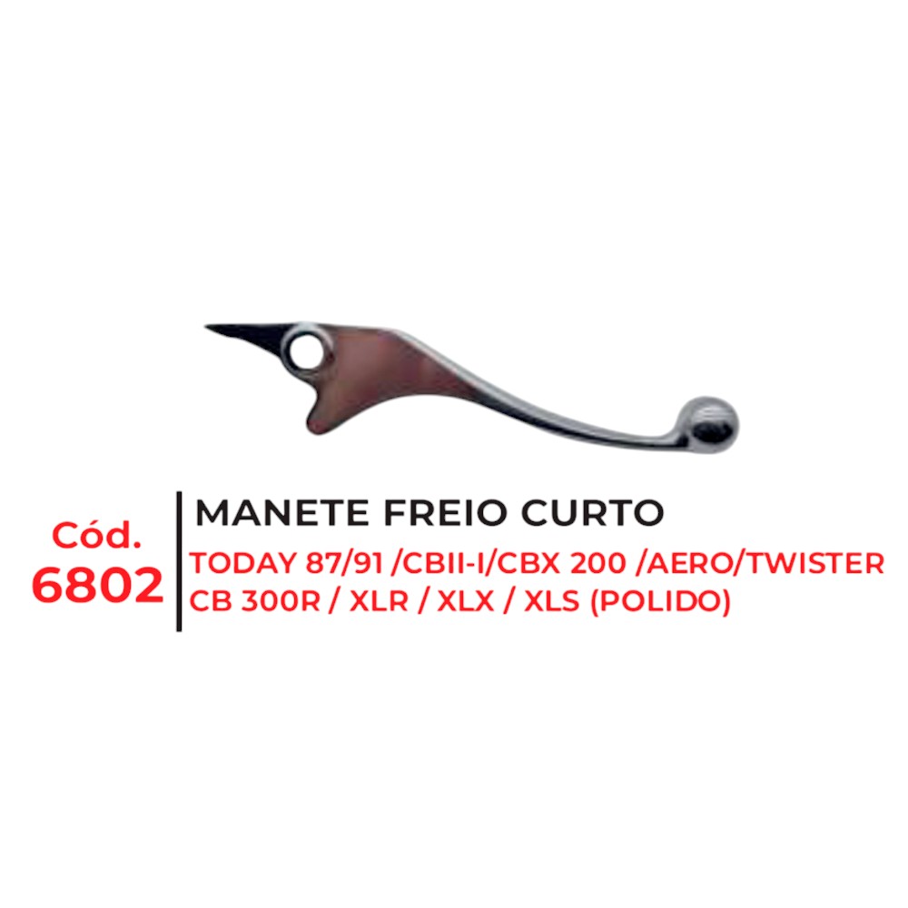 MANETE FREIO CURTO TITAN ES (CROMADO)