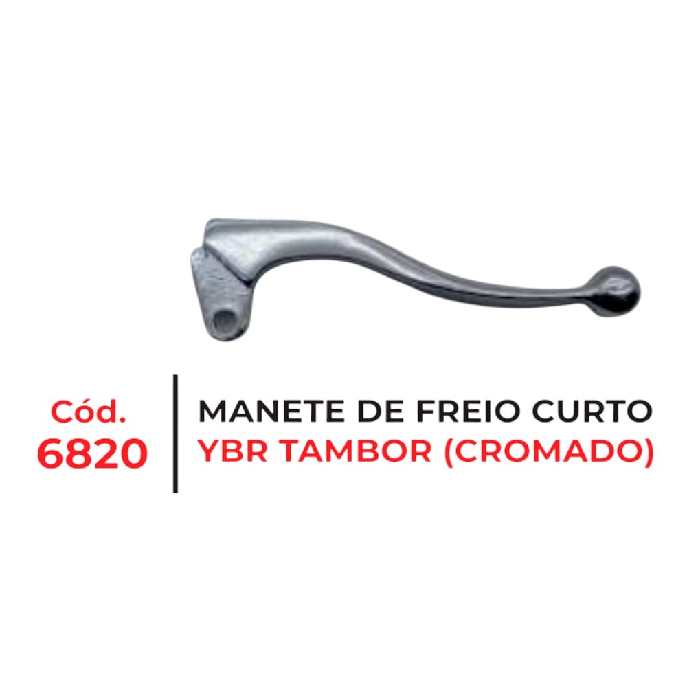 MANETE FREIO CURTO YBR (CROMAD)