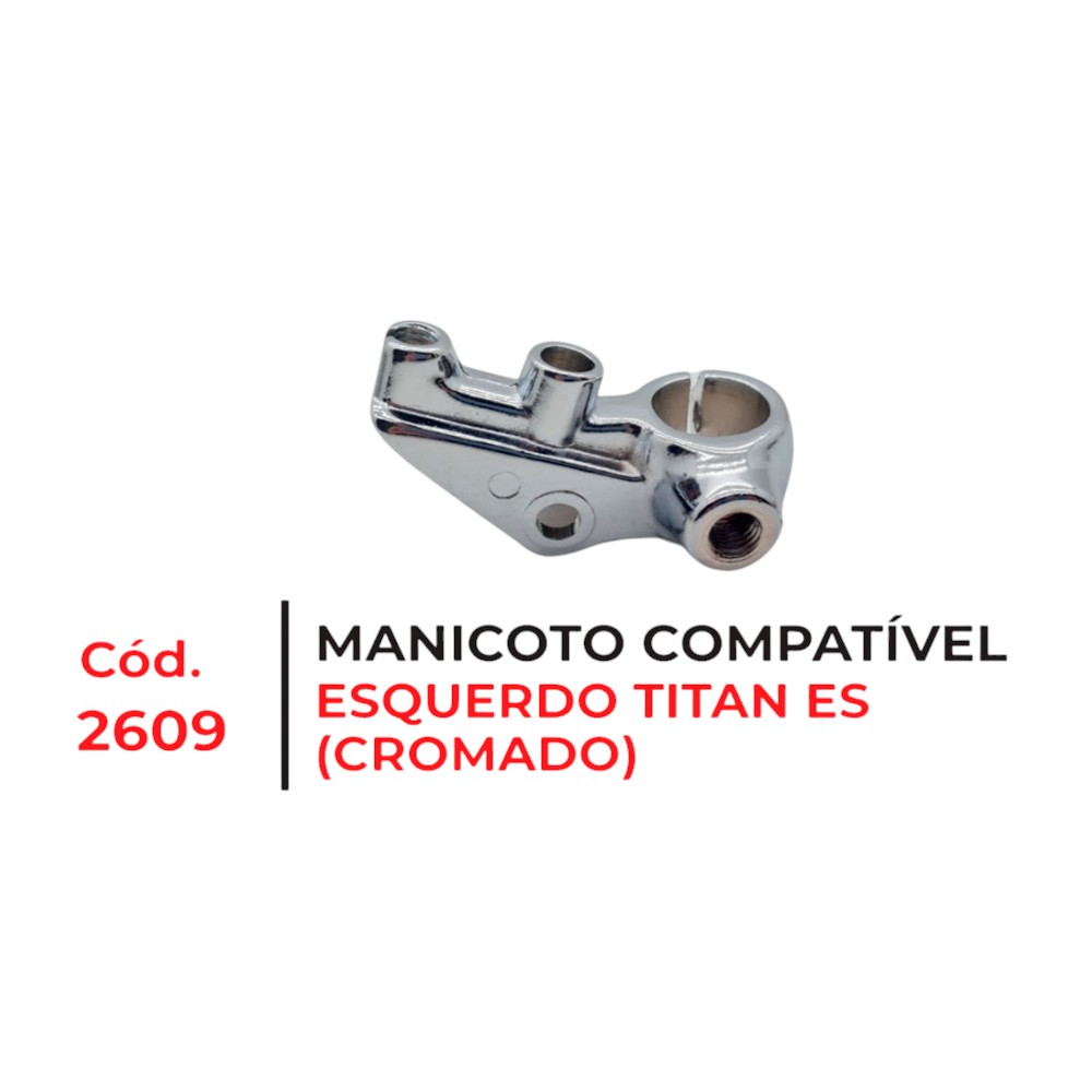 MANICOTO ESQ TITAN 00 ES (CROMADO)