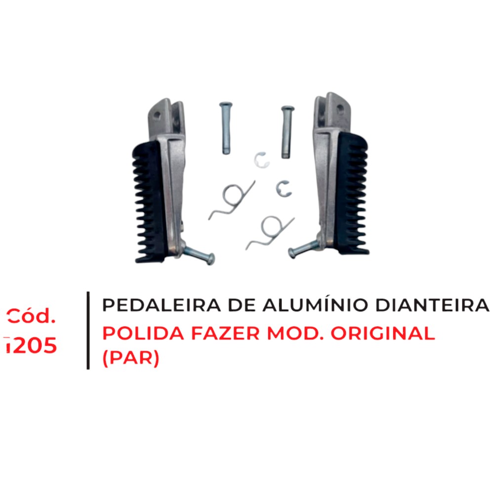 PEDALEIRA DIANT C/MOLA FAZER 250 