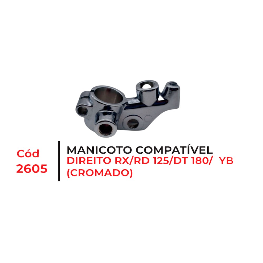 MANICOTO DIR YBR DTN 180 (CROMADO)