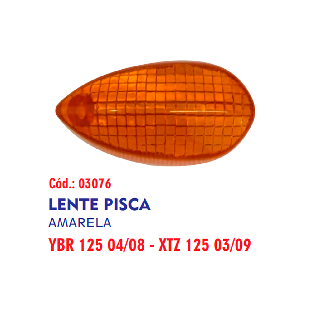 LENTE PISCA YBR 125 FACTOR AMAR