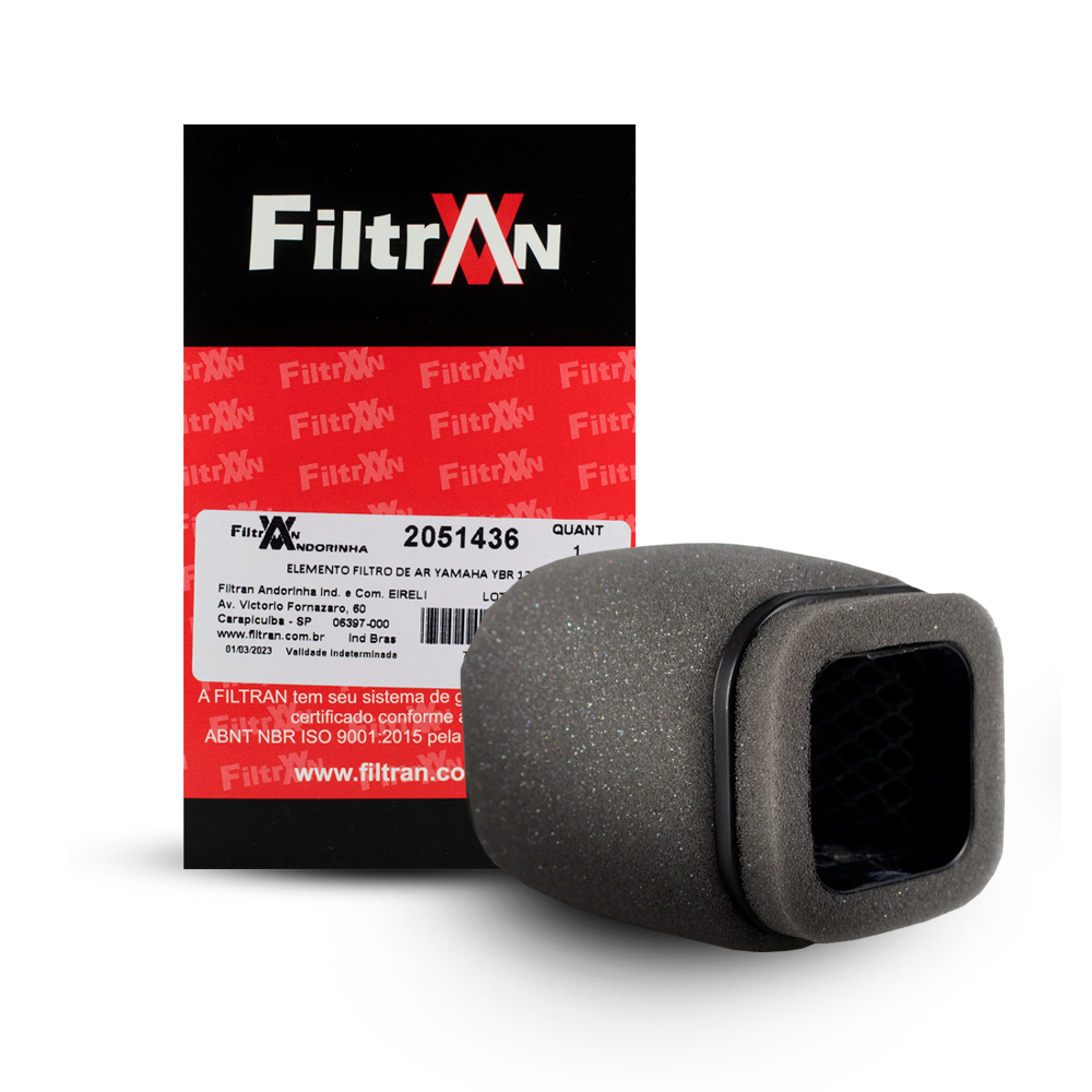 FILTRO AR YBR 125 TELA ACO