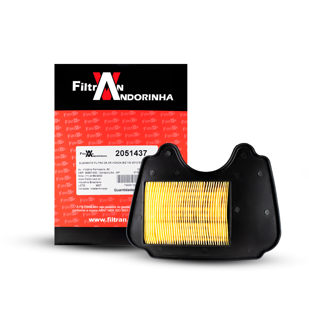 FILTRO AR BIZ 100 /12...