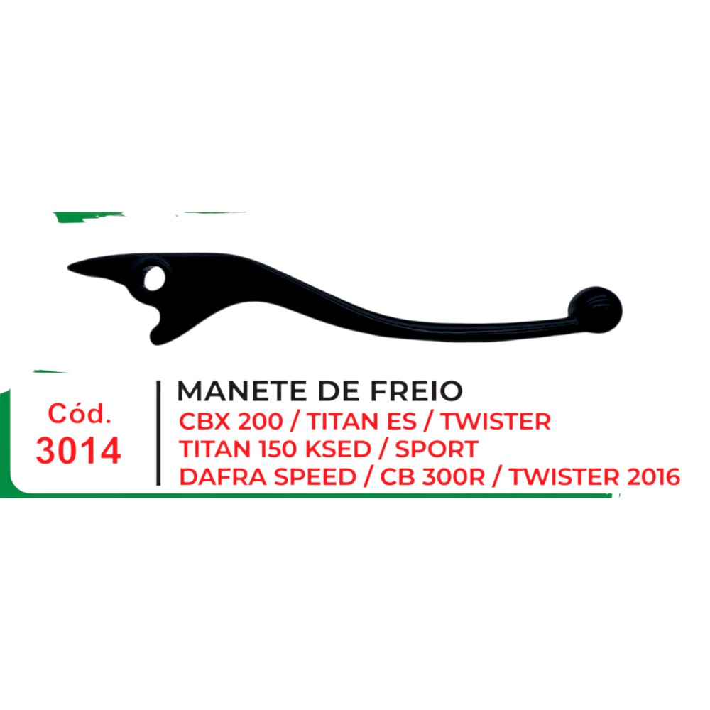MANETE FREIO TITAN ES/CBX250/200/TW