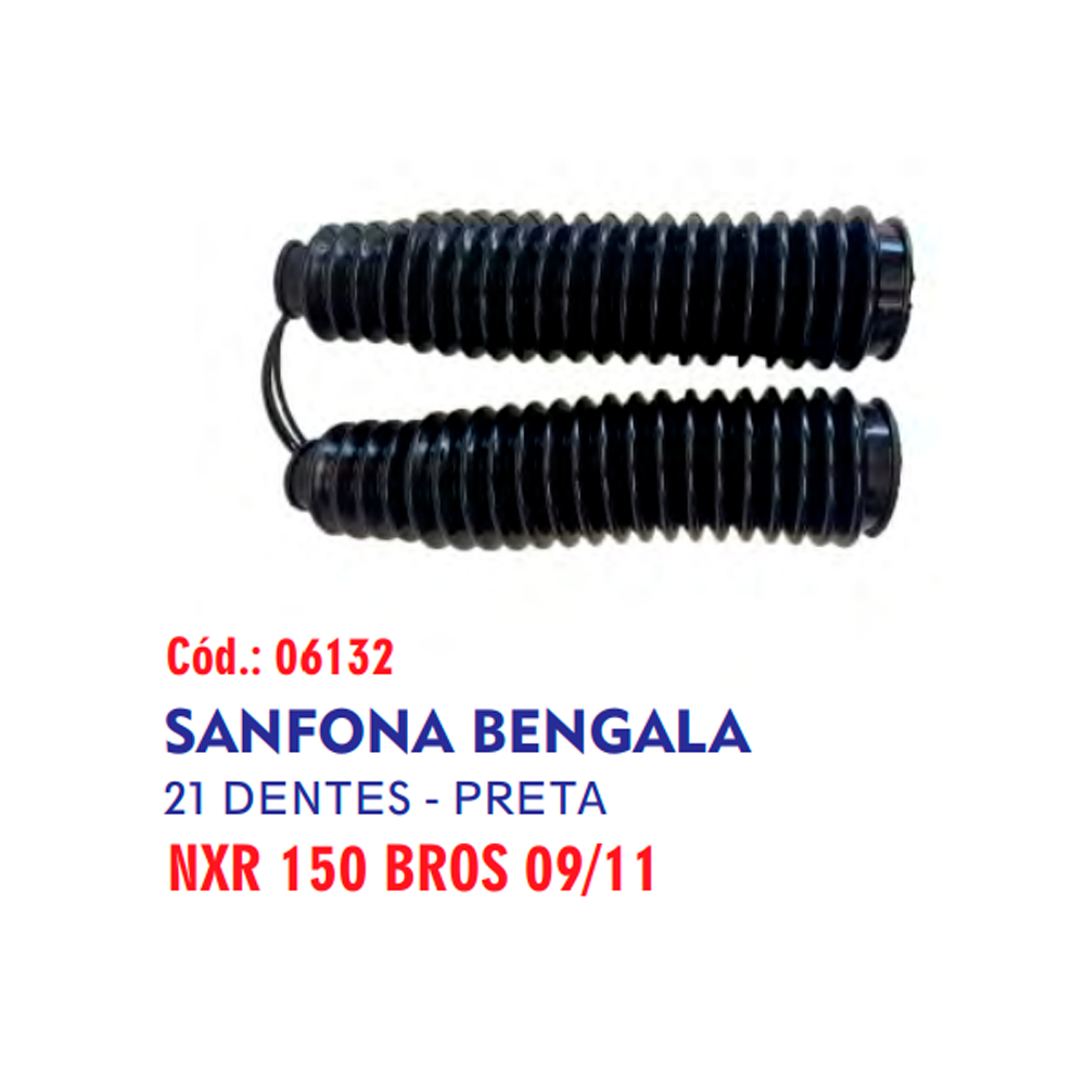 SANFONA BENGA 21D PRT NXR 125/150 09/10