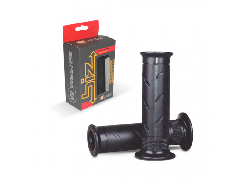 MANOPLA BIZ 125 06 /11 C/FURO PRETA