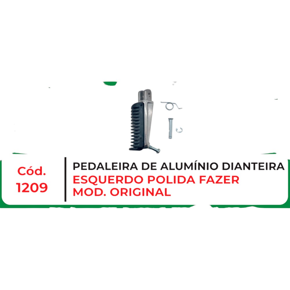 PEDALEIRA  DIANT ESQ MOD ORIG ALUM P