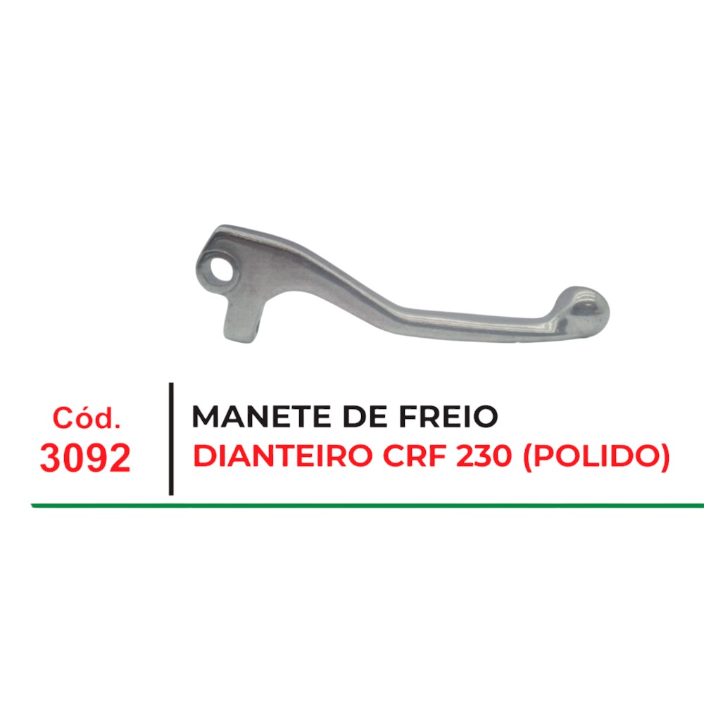 MANETE FREIO DIANT CRF 230 POLIDO
