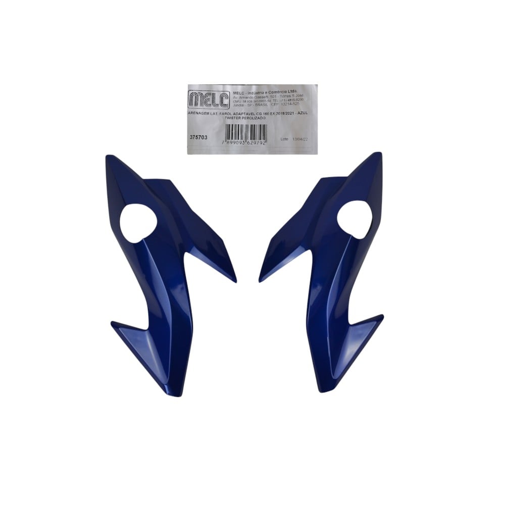 CARENAGEM LAT FAROL  AZUL  TITAN 160 2018