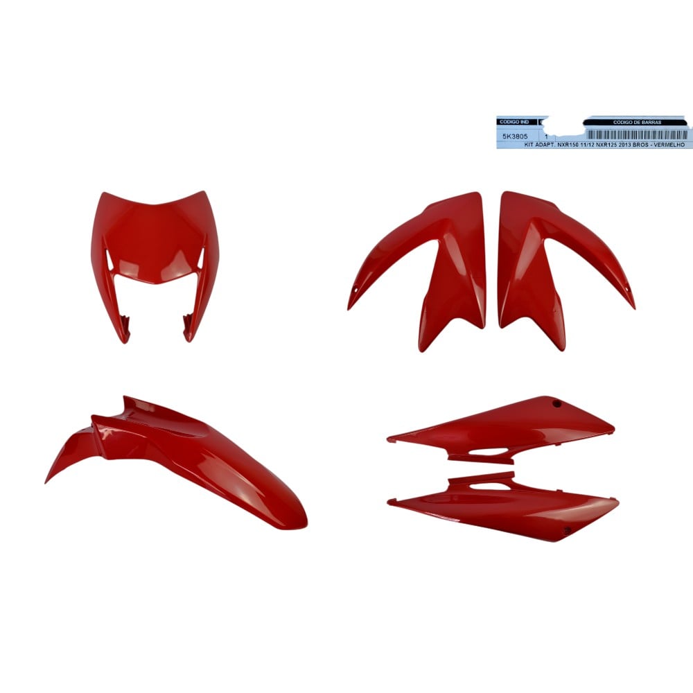 KIT PARA NXR 150 11/12 NXR 125 13 VERMEL