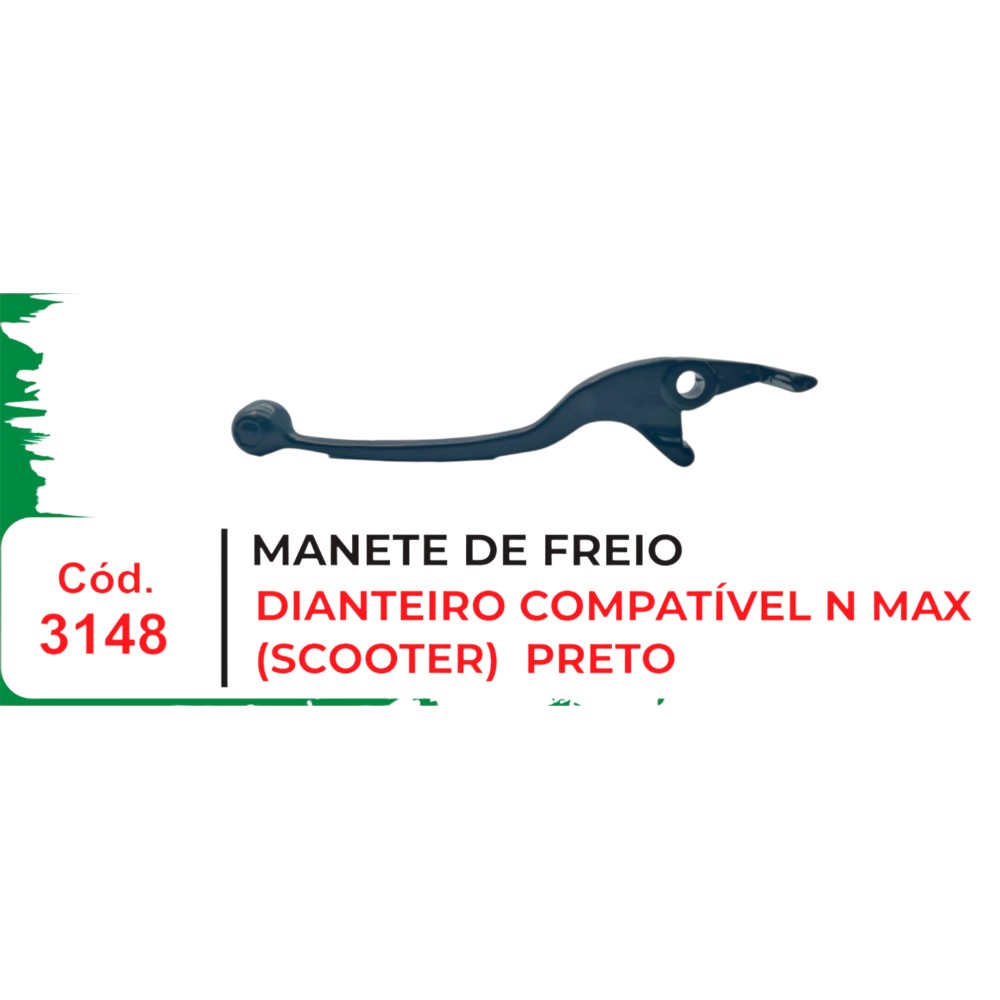 MANETE FREIO DIANT N MAX PRETO