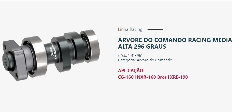 COMANDO VALV TITAN 160 BRAVO