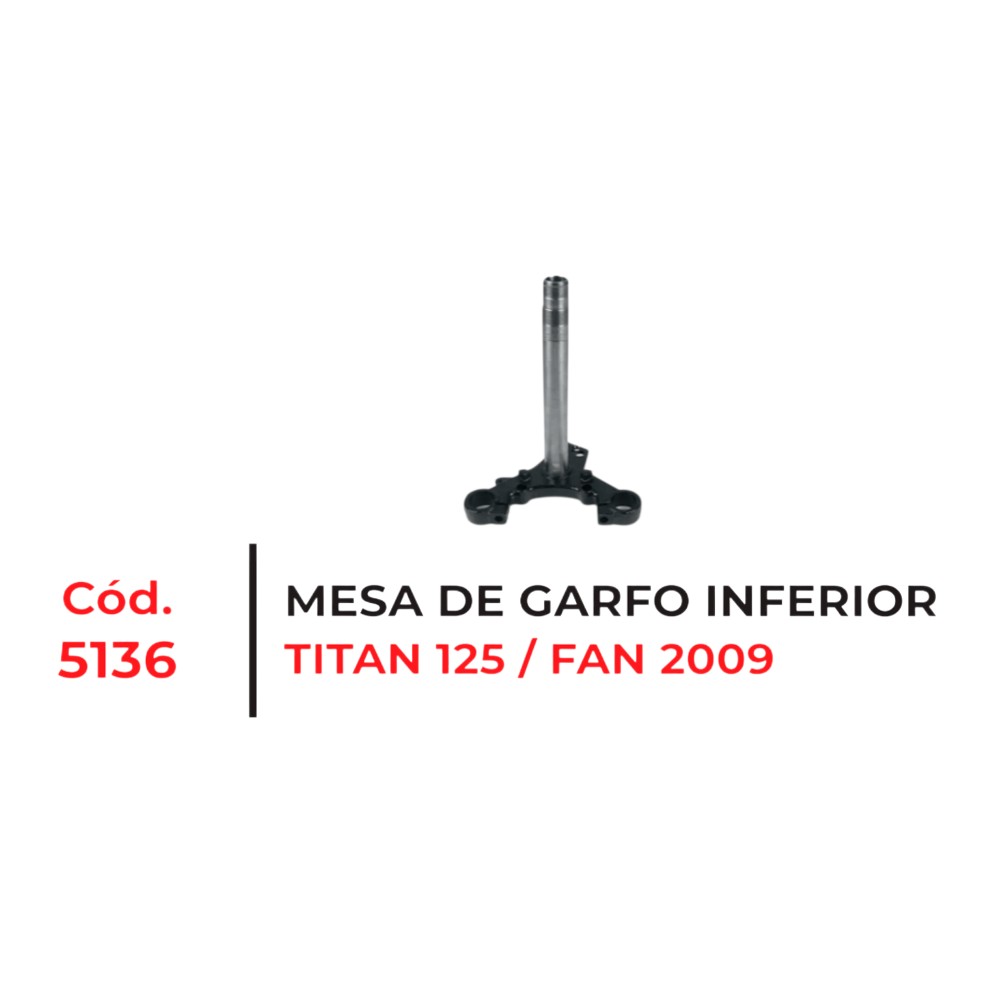 MESA INF GARFO TITAN 125/FAN 2009