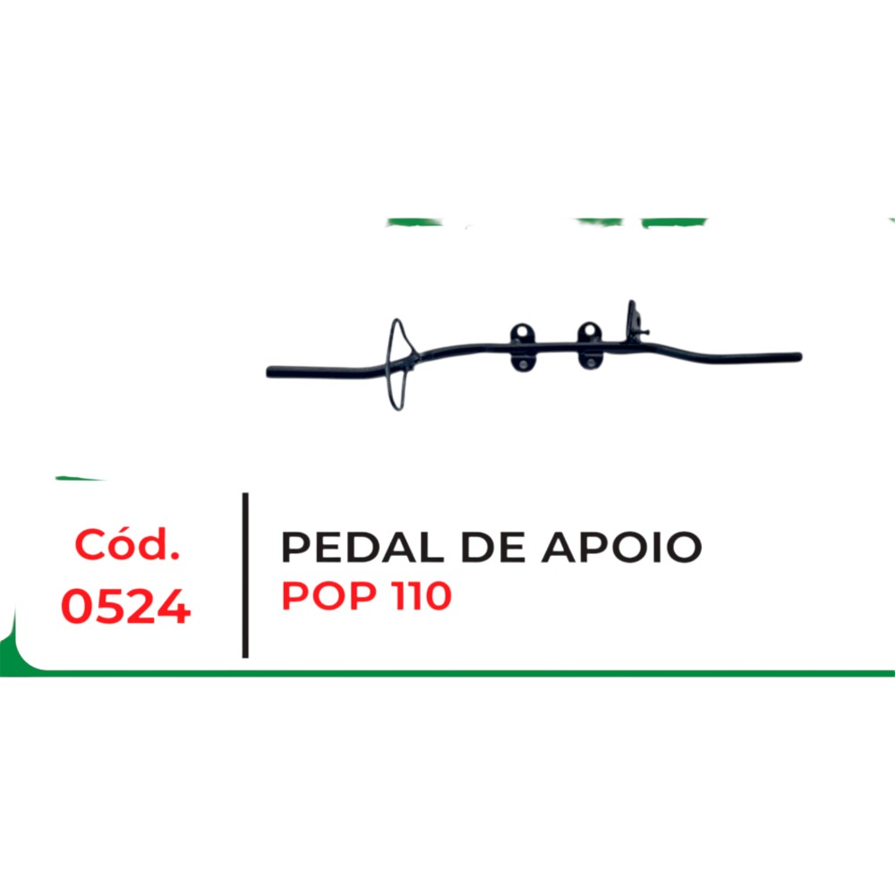 PEDAL APOIO CENTR POP 110