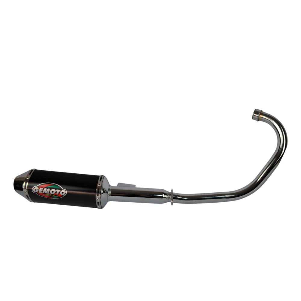 ESCAPAMENTO RACING FAN 125 09/015 CROMADO 