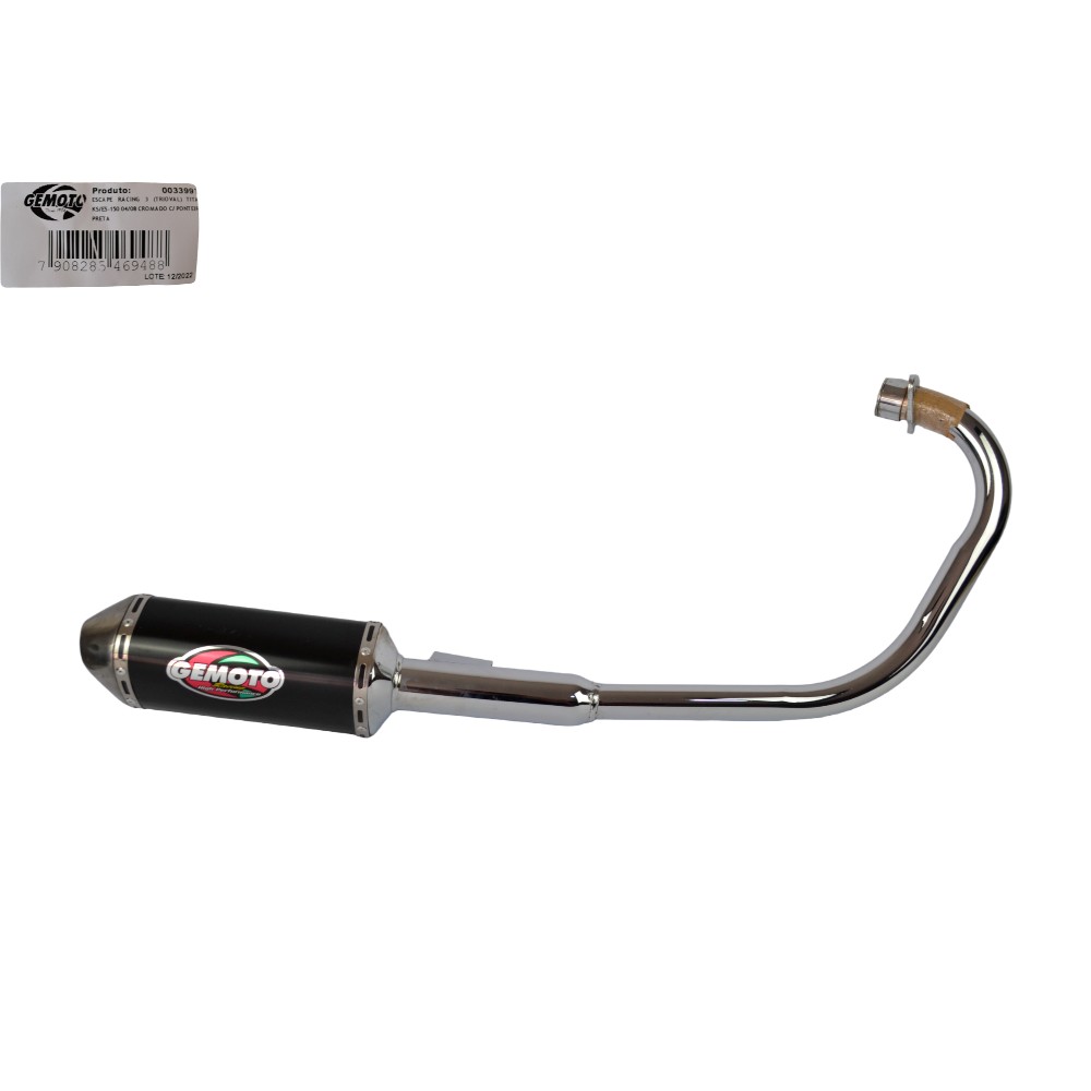 ESCAPAMENTO RACING TITAN 150 04/08 KS/ES PRT