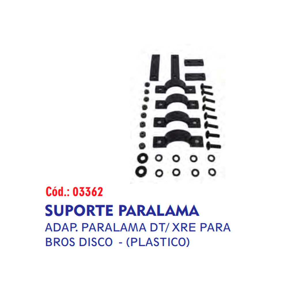 SUPORTE ADAP. PARAL  XRE/BROS DISCO