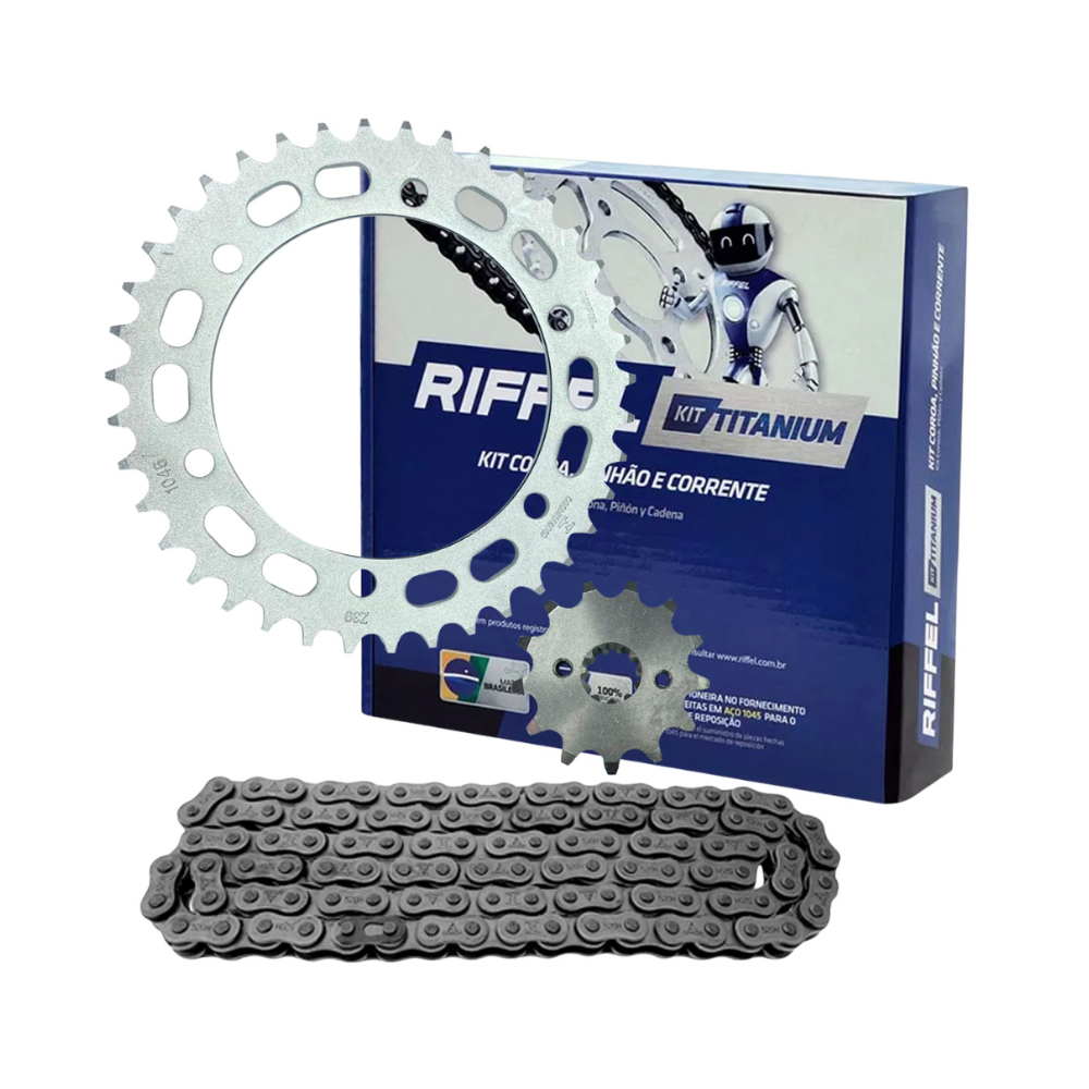 KIT RELAÇÃO XRE 300 10-18 TITANIUM