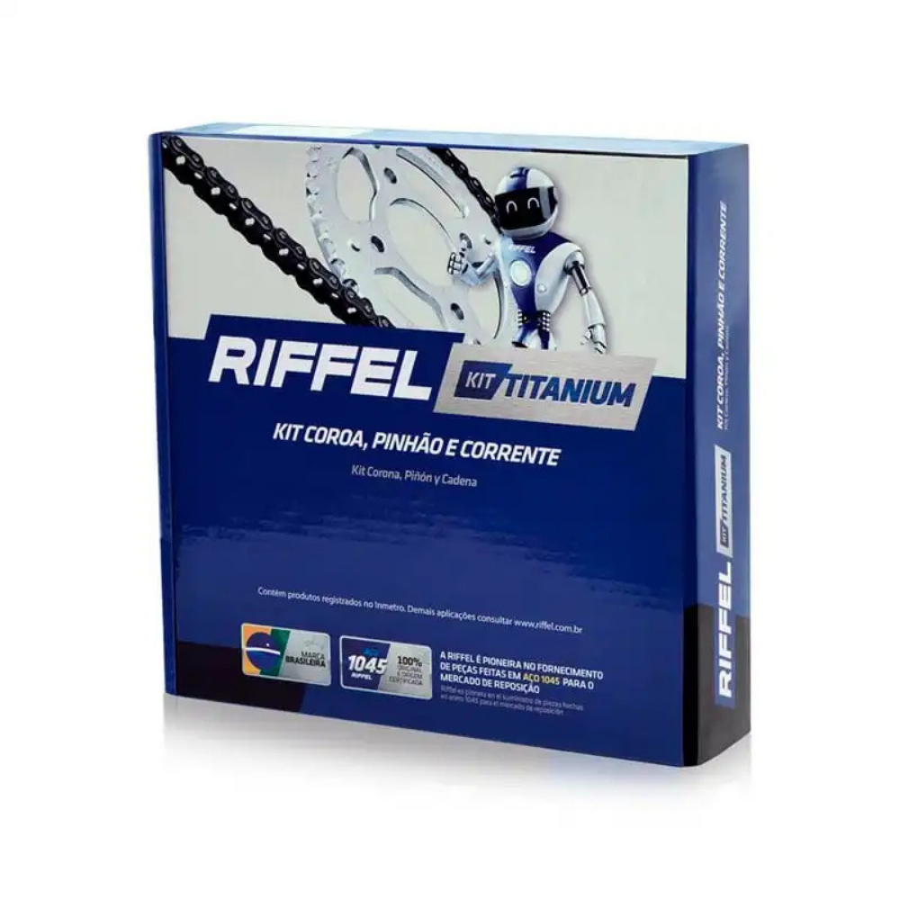 KIT RELAÇÃO FACTOR 150 16-18 TITANIUM