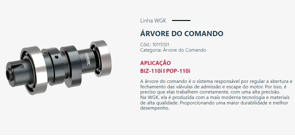 COMANDO VALV BIZ 110I / POP 110I