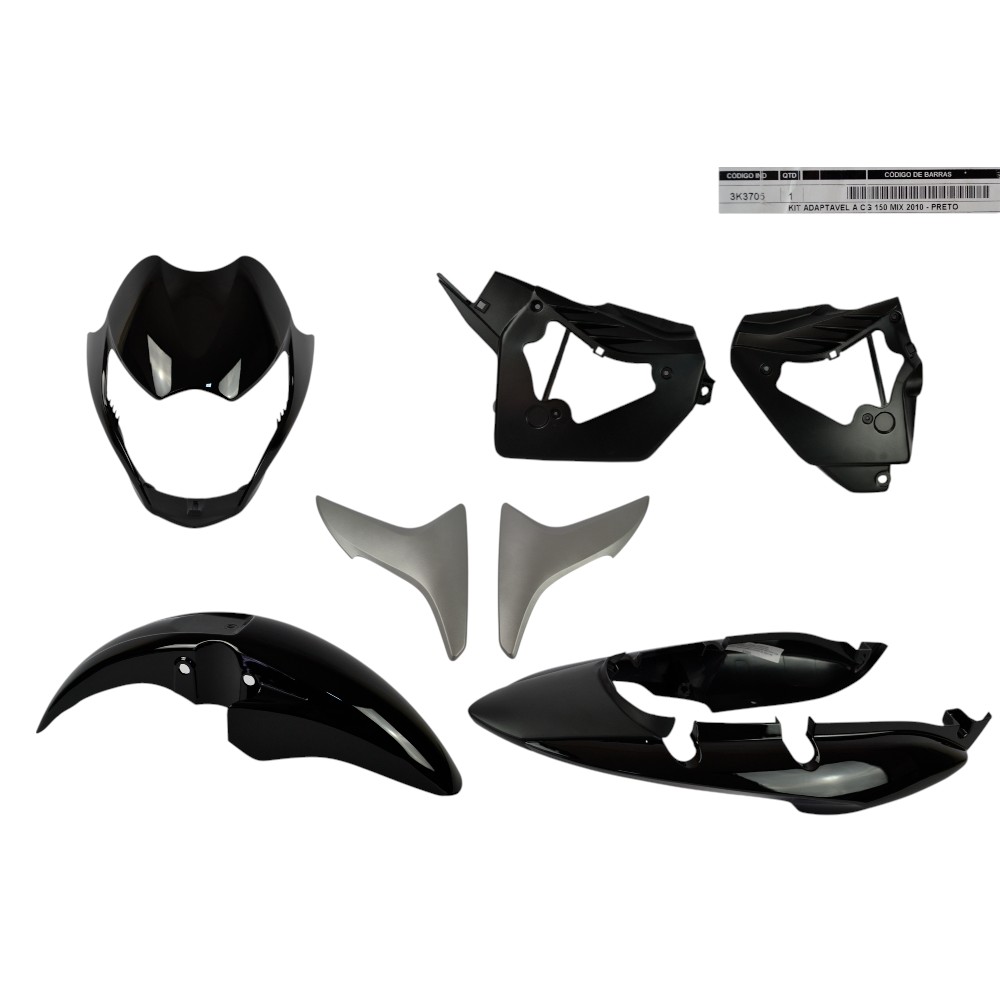 KIT PARA TITAN 150 10 MIX PRETO