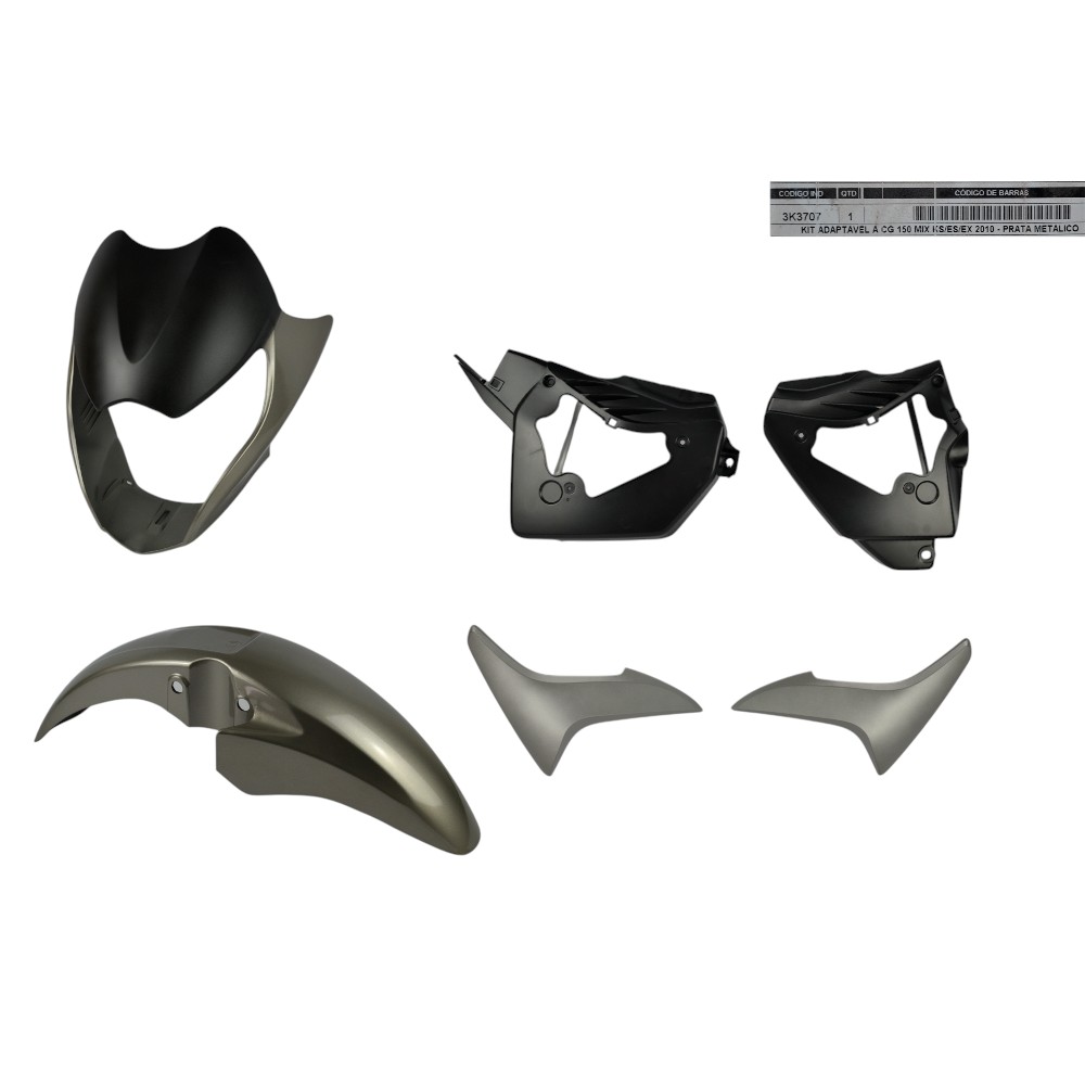 KIT PARA TITAN 150 10 MIX PRATA