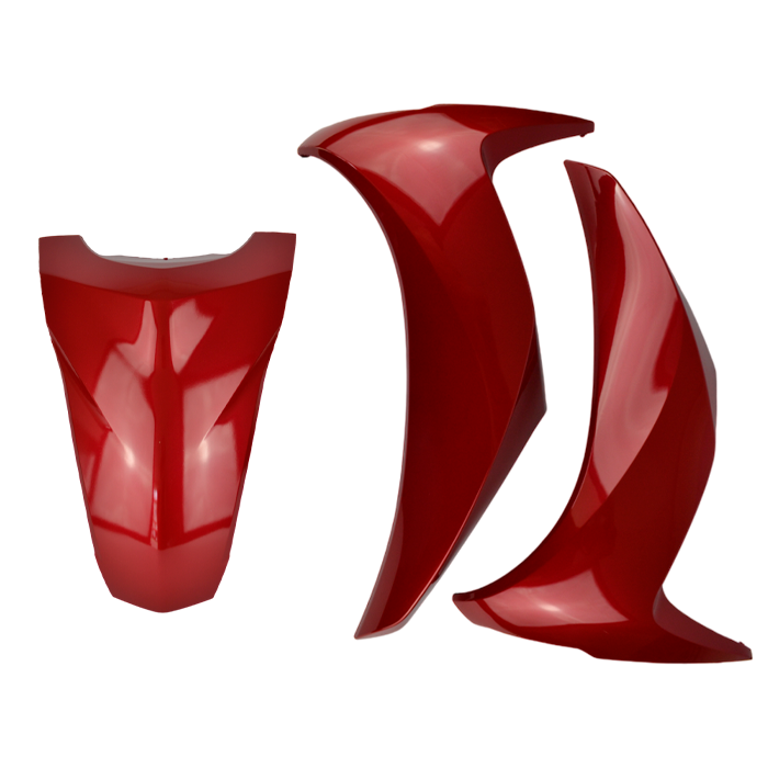 CARENAGEM FRONTAL VERMELHO BIZ 125 2019 EX 3PC PIMEN