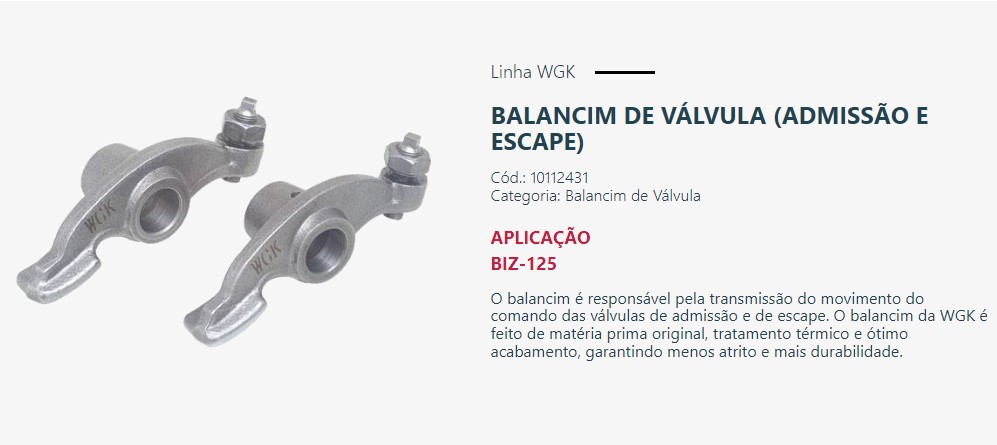 BALANCIM BIZ 125 05/10 ADM/ESC