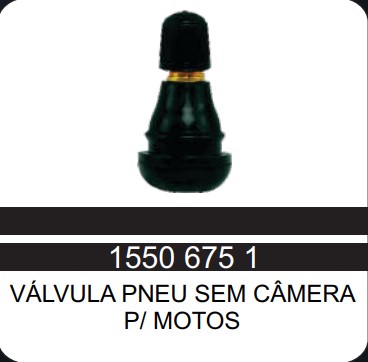 BICO PNEU SEM CÂMERA P/MOTO (VALVULA)