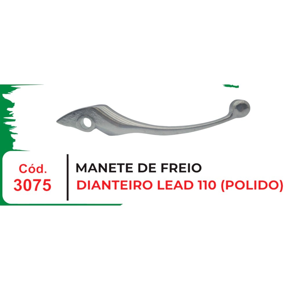 MANETE FREIO LEAD 110 DIANTEI (POLIDO)