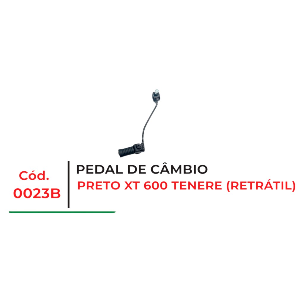 PEDAL CAMB XT 600 TENERE (PRETO)