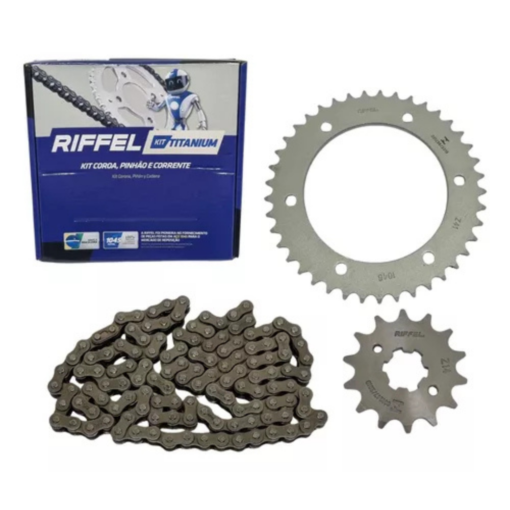 KIT RELAÇÃO FZ15 22 - 23 41X14X128