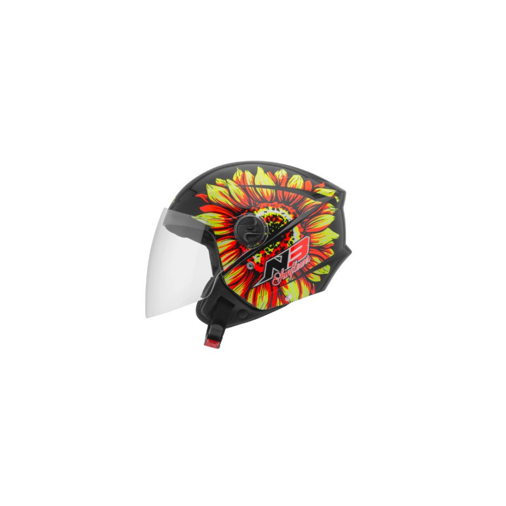 CAPACETE NEW LIBERTY SUNFLOWERS PRT 58