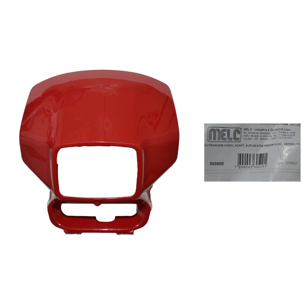 CARENAGEM FAROL VERMELHO XLR 125 97/02 XR200 01/0