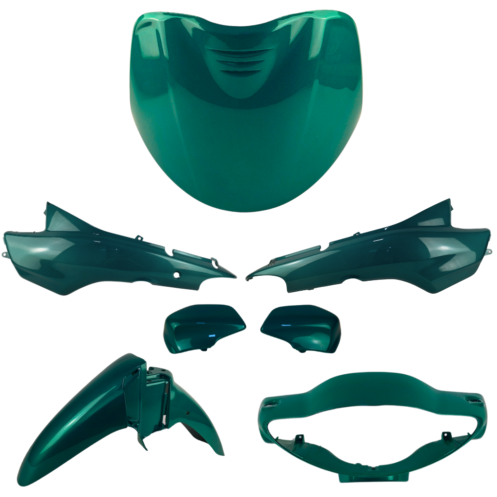 KIT PARA BIZ 100 00 VERDE METALICO