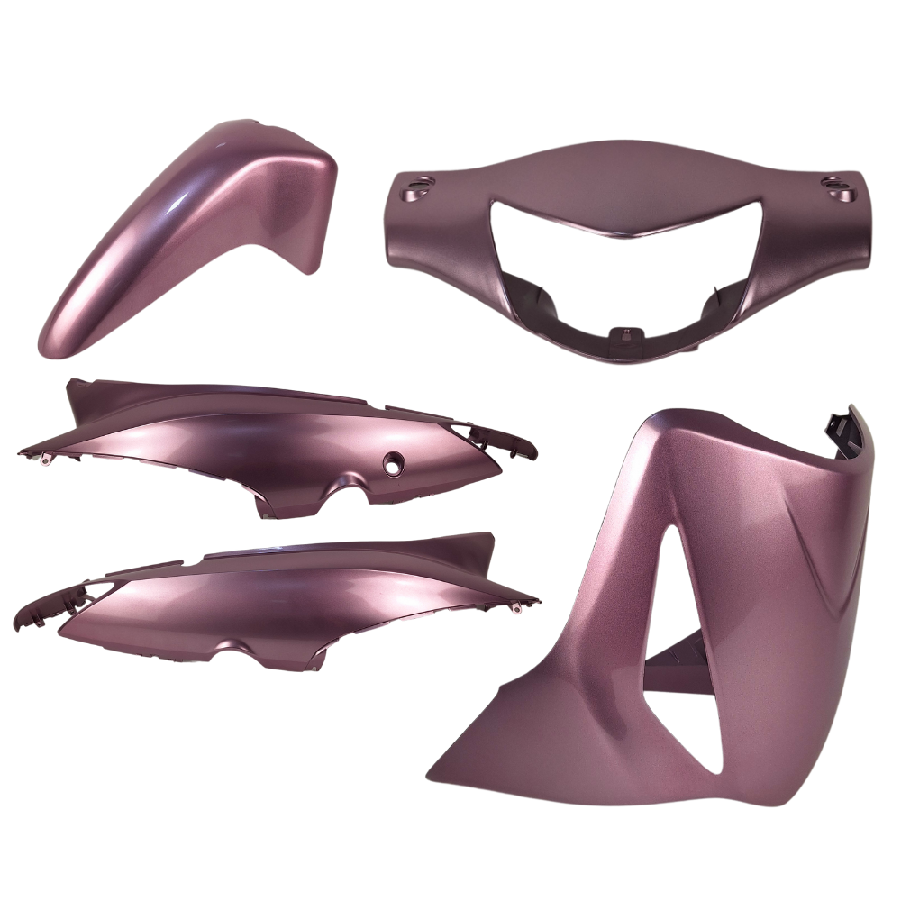 KIT PARA BIZ 125 10 ROSA PEROLIZADO