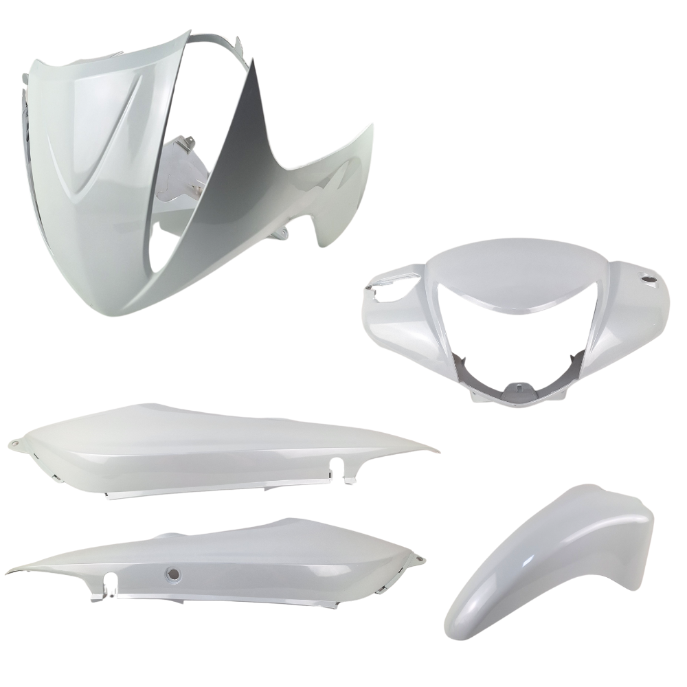 KIT PARA BIZ 125 EX 16 BRANCO PEROL