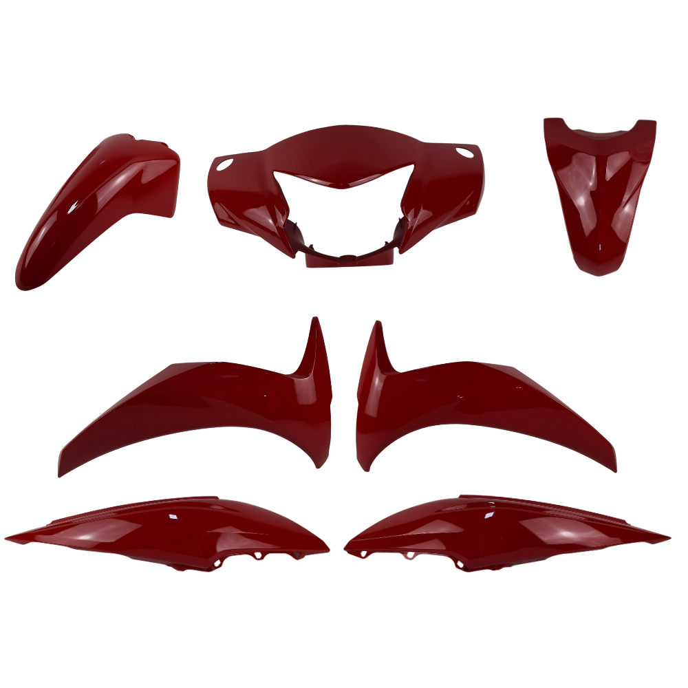KIT PARA BIZ 110 2018 E 22/24 VERMELHO