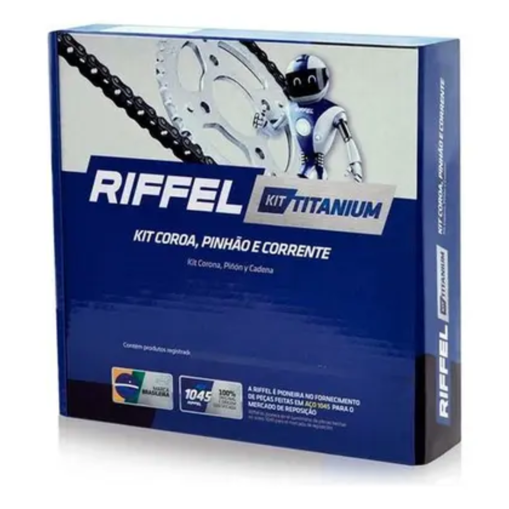 KIT RELAÇÃO YBR 125 03-08 45X14 TITANI