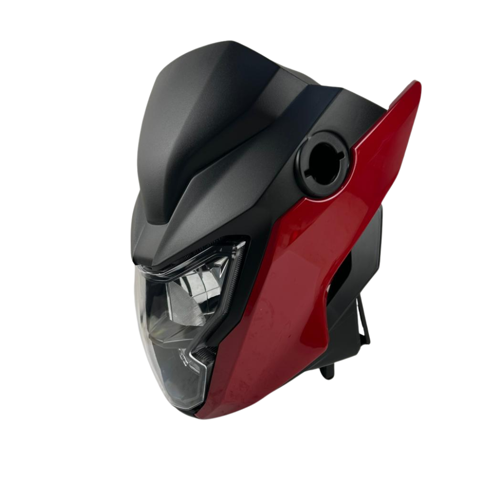 KIT FAROL FAN 160 17/18 VERMELHO MODELO TITAN 160 2025