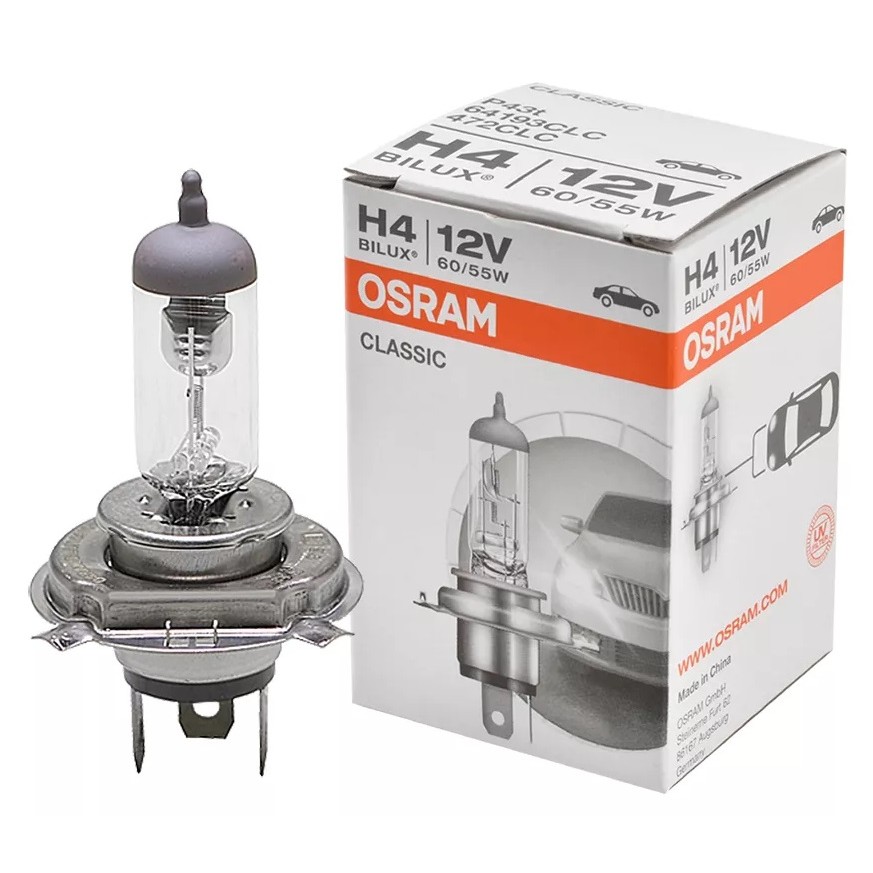 LAMPADA FAROL BIODO 55/60W CB300 H4