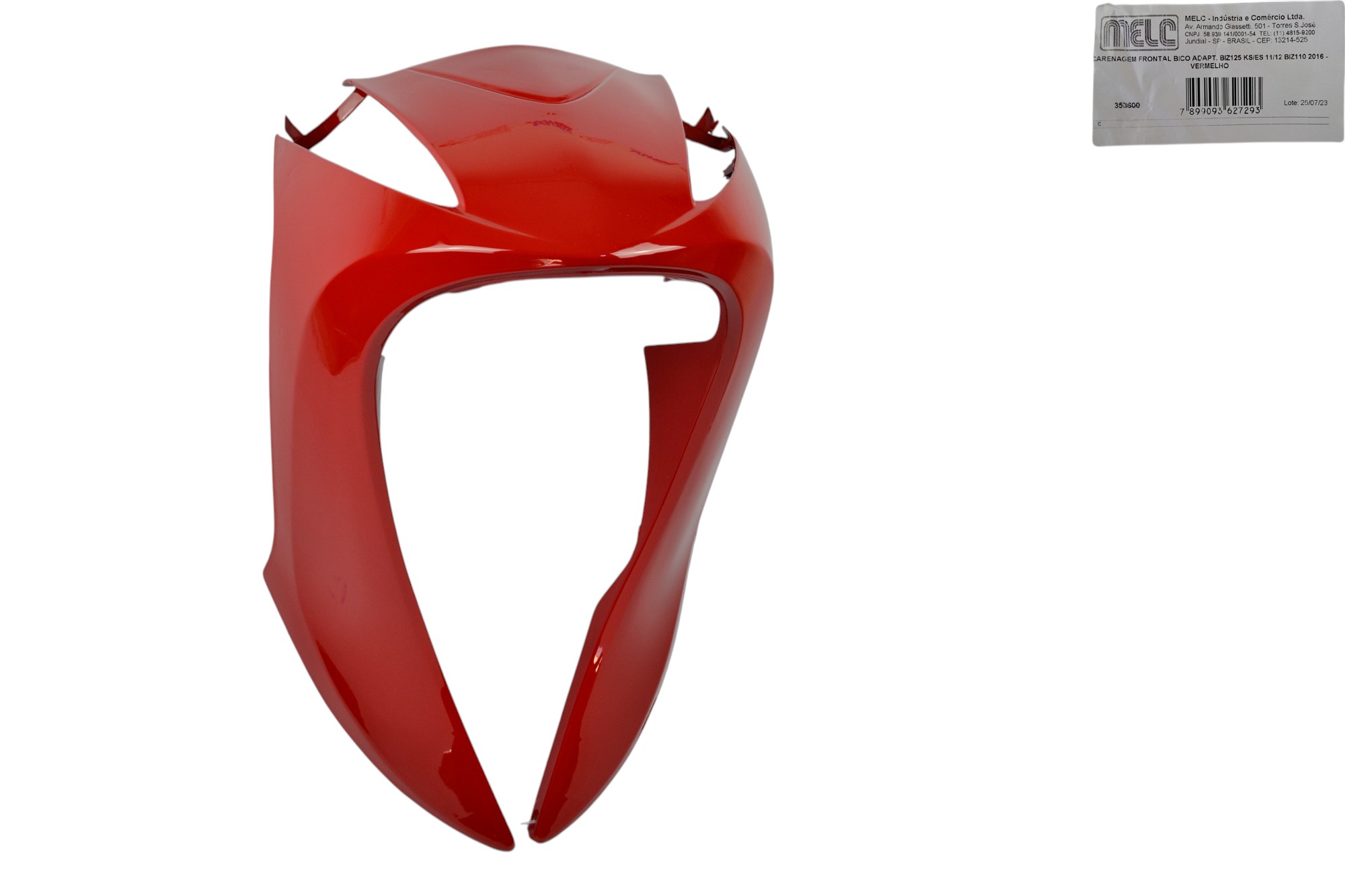 CARENAGEM FRONTAL VERMELHO BIZ 125 KS/ES 11/12