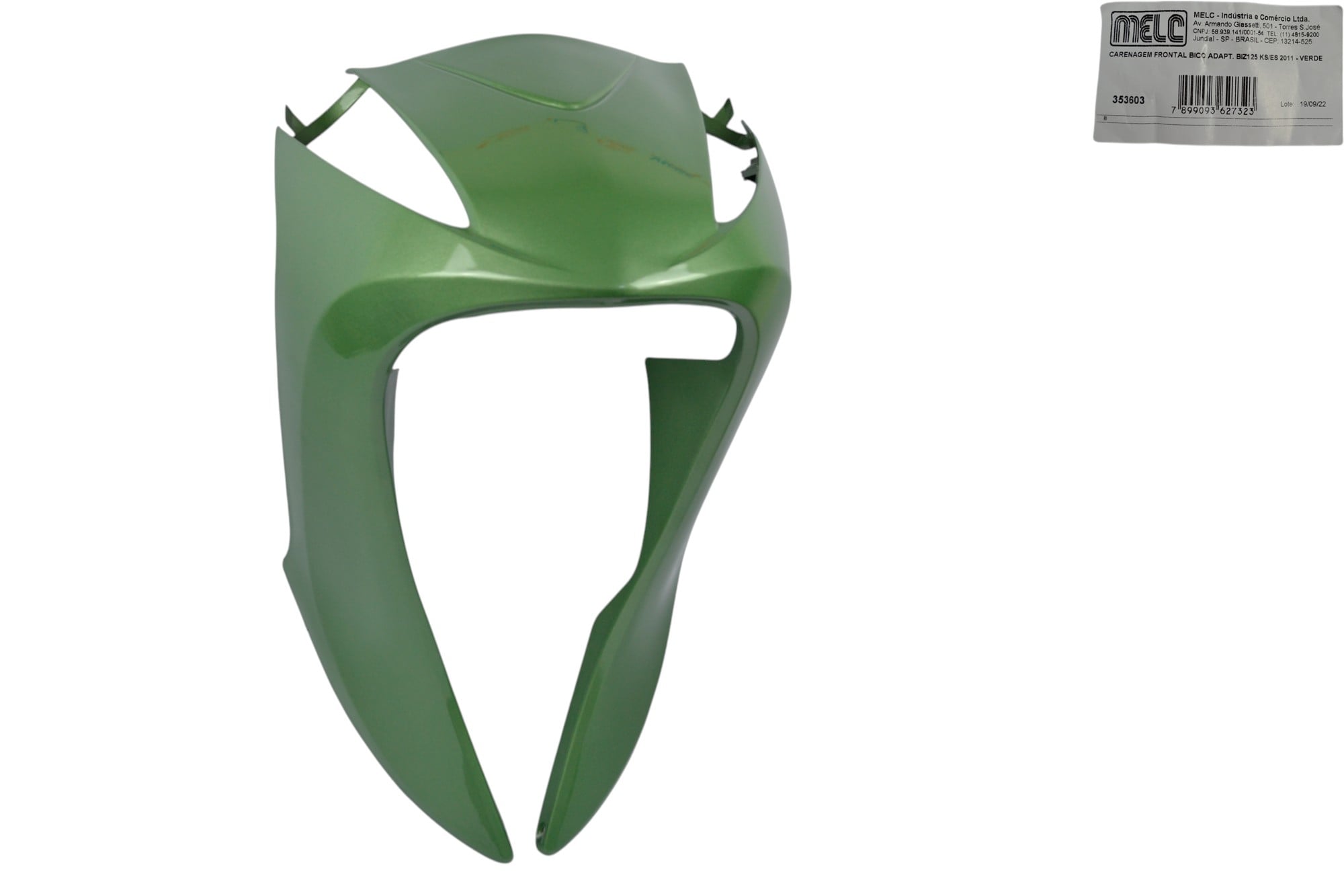 CARENAGEM FRONTAL VERDE BIZ 125 KS-ES /11