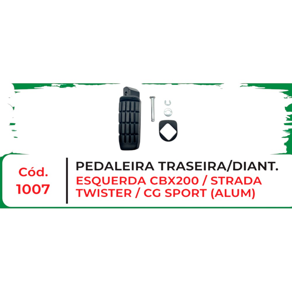 PEDALEIRA DIANT/TRAS CBX 200/250 ESQ