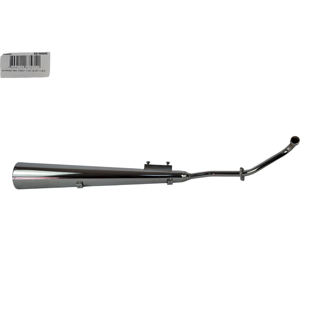 ESCAPAMENTO BIZ 125 11/... MOD ORIG CROM