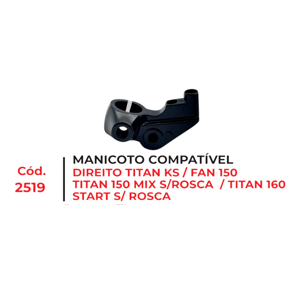 MANICOTO DIR TITAN 00 KS S/ROSCA